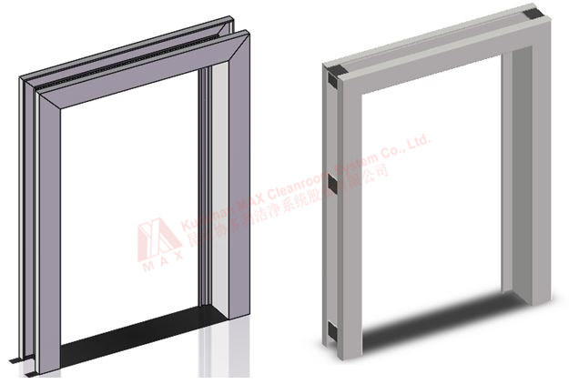 Cleanroom Steel Door / Metal Door / Single and Double Door
