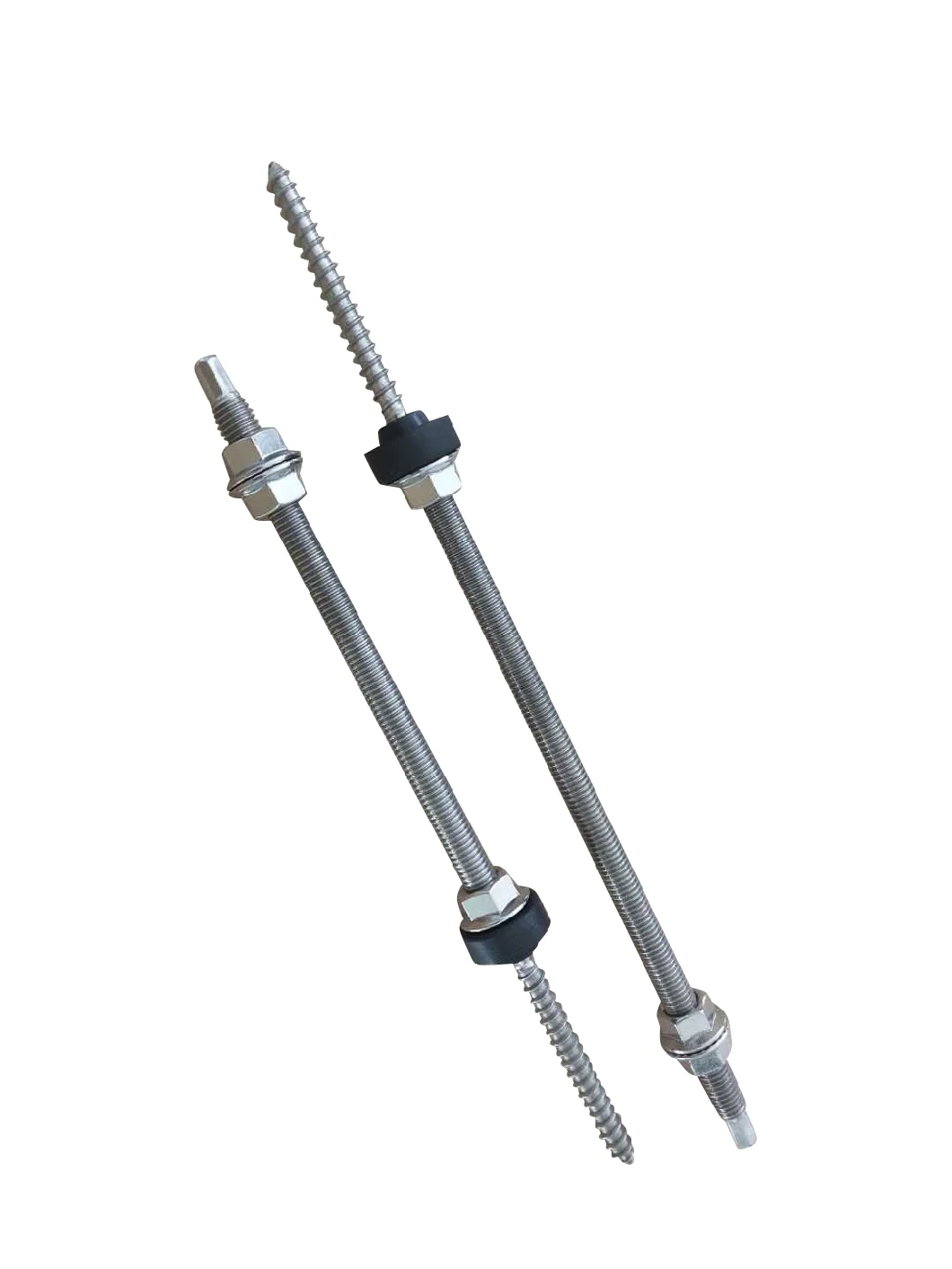 Stainless A2/304 Customized Dowel Bolts Assembled with DIN6923 Flange Nuts and EPDM Gasket