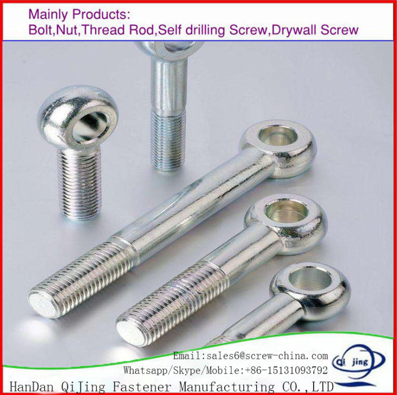 DIN444 Stainless Steel Eye Bolt Metric Size Small and Heavy Duty