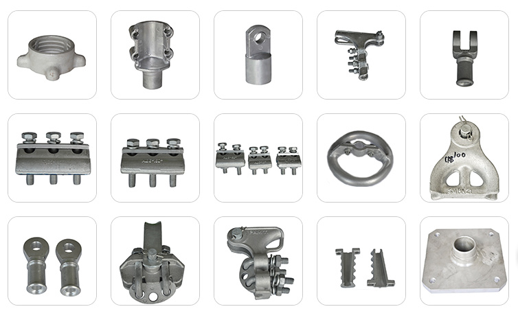 Aluminum Strain Clamp/U-Bolt Type Strain Clamp