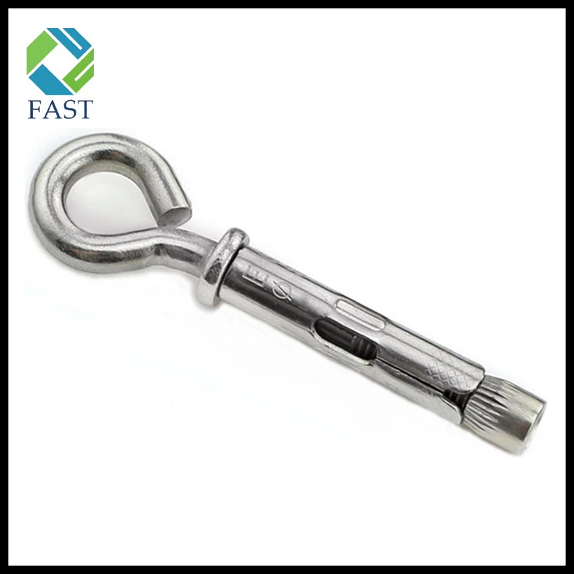 Made in China Stainless Steel/Galvanized Sleeve Anchor Bolt with Eye Bolt