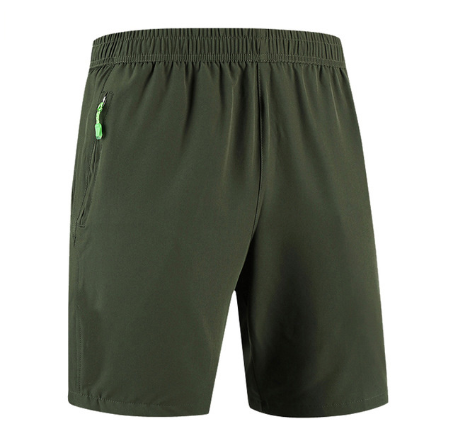 Men`S Elastic Waist Taslon/Spandex Shorts Outwear Reflective Shorts