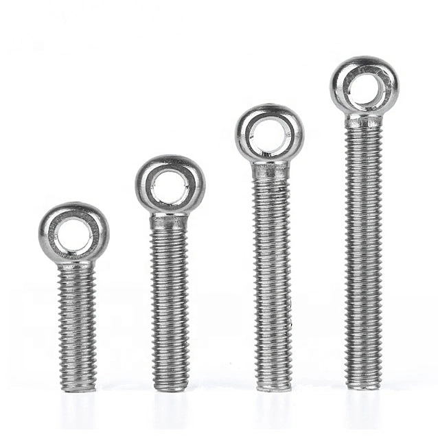 DIN444 Stainless Steel Eye Bolt Carbon Steel Zinc Plated or Galvanized Metric Thread Eye Bolt