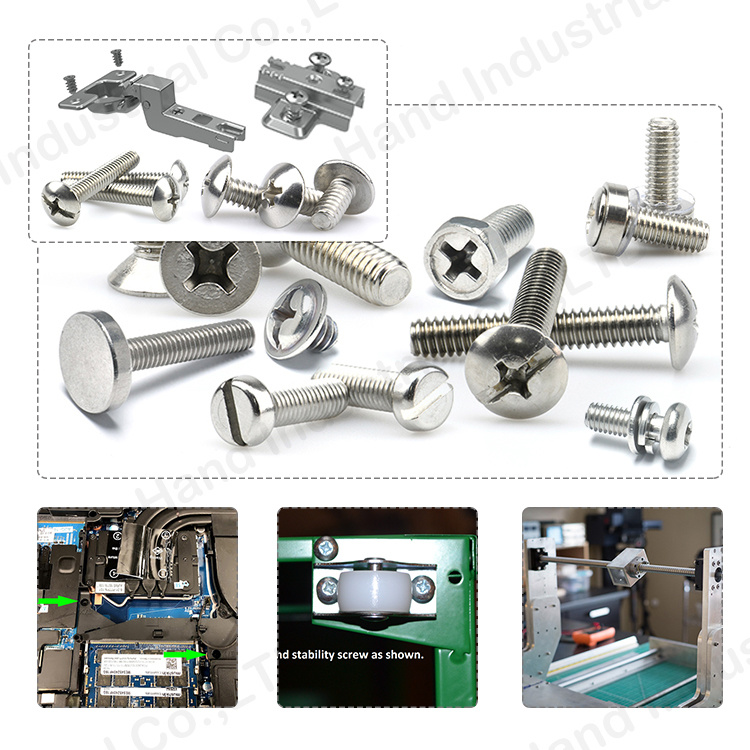 M5 Stainless Steel 304 Slotted Cheese Head Machine Screw