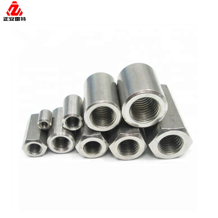 Carbon Steel White Zinc DIN6334 Long Round Hex Coupling Nut