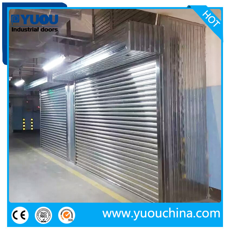 Industrial Exterior & Interior Fire Proof Rated Security Rolling Roll up Metal Door for Warehouse