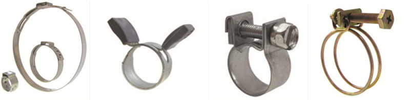 German Middle Type Machine Hose Clamp with Thumb Screw