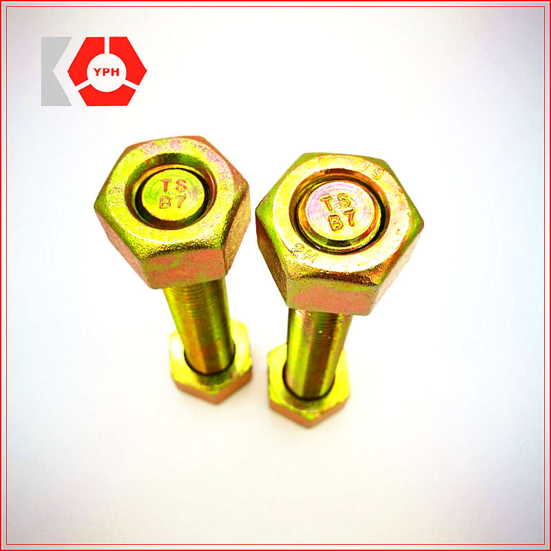ASTM A193 Gr. B7/A194 Gr. 2h Stub Bolt with Hex Nuts