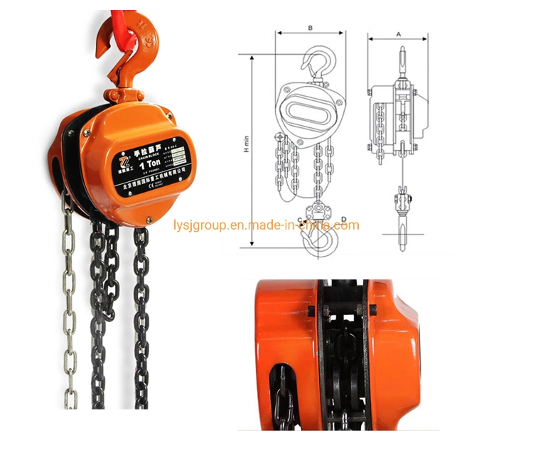 Hoist Lifting Hand Chain Hoist Lifting Equipment Chain Block