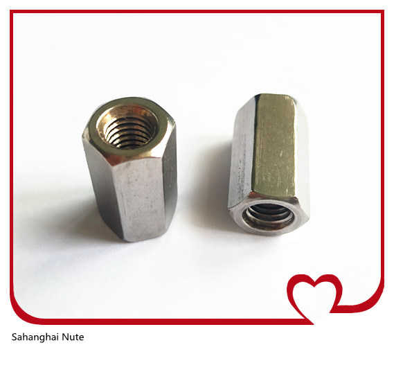Stainless Steel 304 Long Hexagon Nuts M8*30*S13