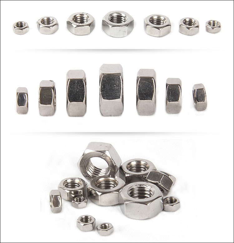 Hex Nuts A2-70 Nuts M6 M8 Stainless Steel Nut