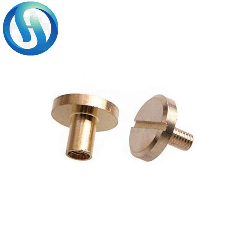 Customized Flat Slotted Brass Chicago Binding Screws