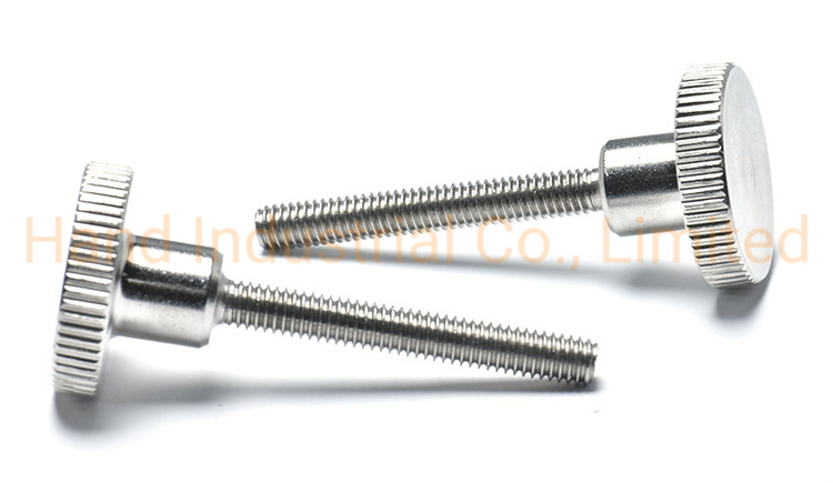 DIN 464 Stainless Steel Knurled Thumb Screws with Collar