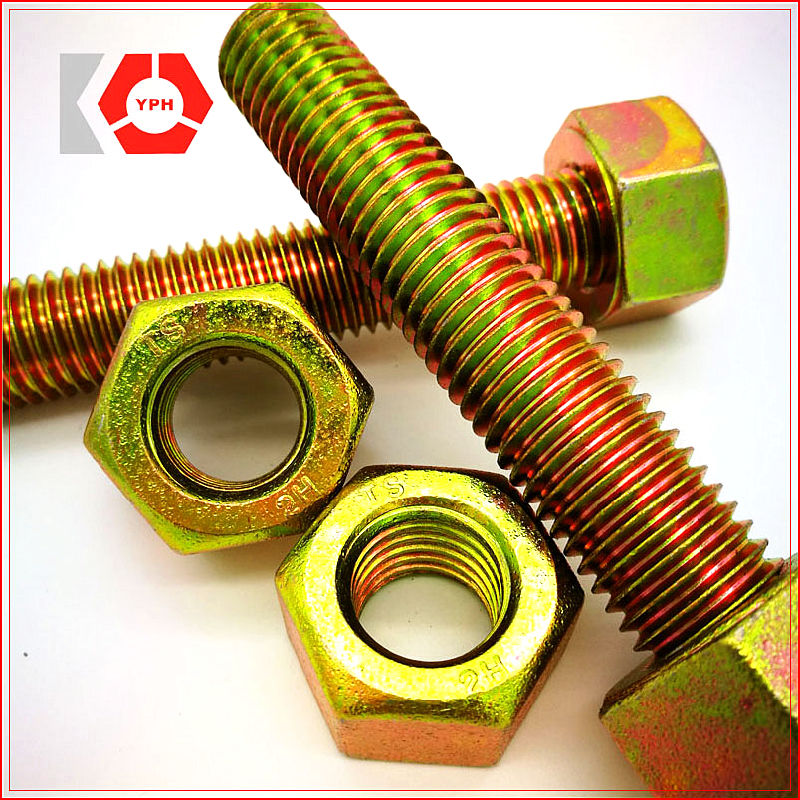 High Strength Alloy Steel Thread Rods with Hex Nuts A193 Gr. B7&A194 Gr.