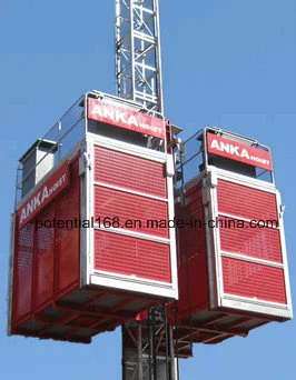 Construction Usage Alimak Type Rack and Pinion Hoist Lift with 2 Ton Capacity