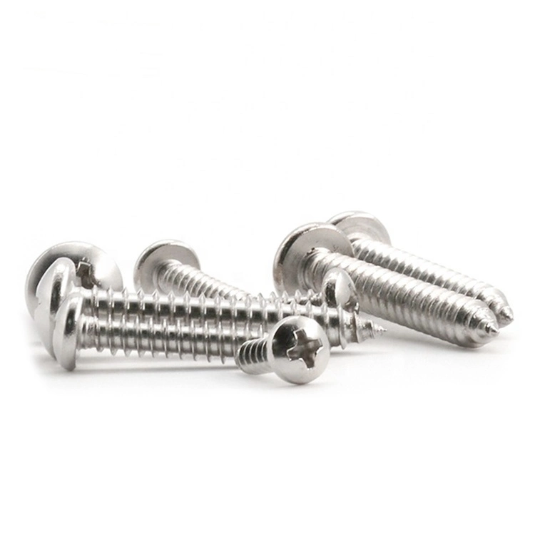 3X12mm Self Tapping Screws Phillips Pan Head Screw 316 Stainless Steel Fasteners Bolts