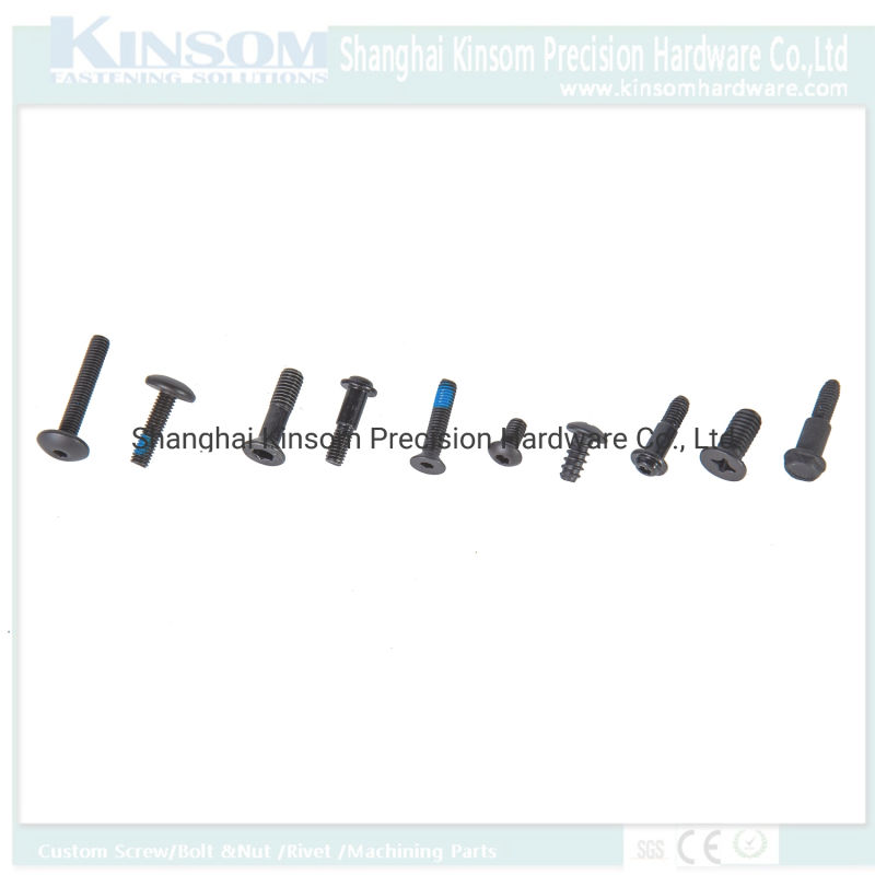 DIN 912 Without Knurling Socket Cap Screw Torx Machine Bolt with Black Hex Bolts