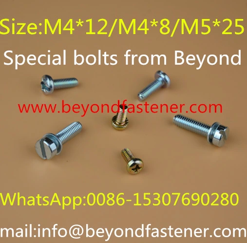 Taptite Screw M4*6/Taptite Bolts/Nyloc Patch Screw Special Screw Terminal Cover Screw Bolts
