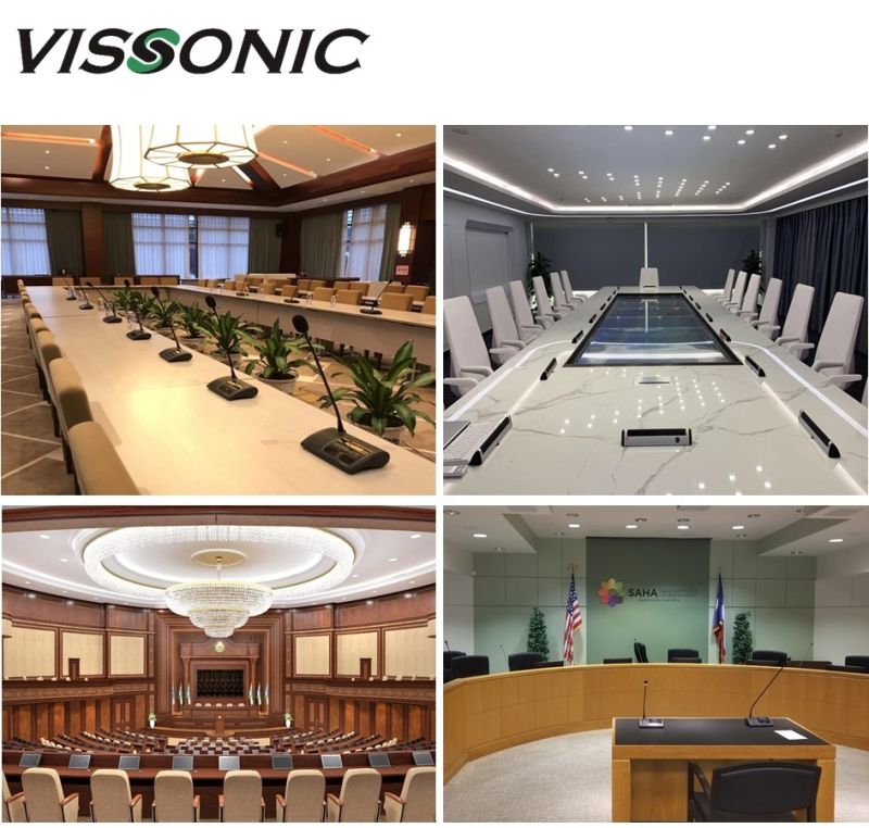 Full Digital Conference System Audio Wired Microphone System Discussion Conference Main Unit for Meeting Room