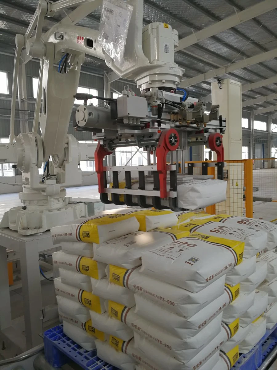 Cheap Industrial Cartoning Robotic Palletized Stacking Packing Machine, Heavy Bag Robotic Palletizing Robot