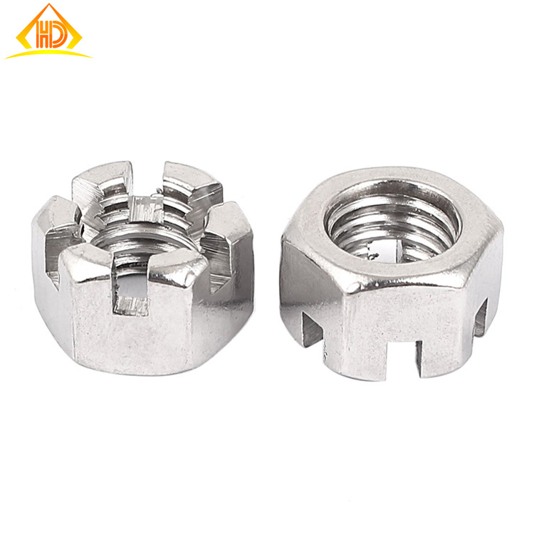 Stainless Steel Nut Castle Slot Nut DIN935 DIN936 Nut