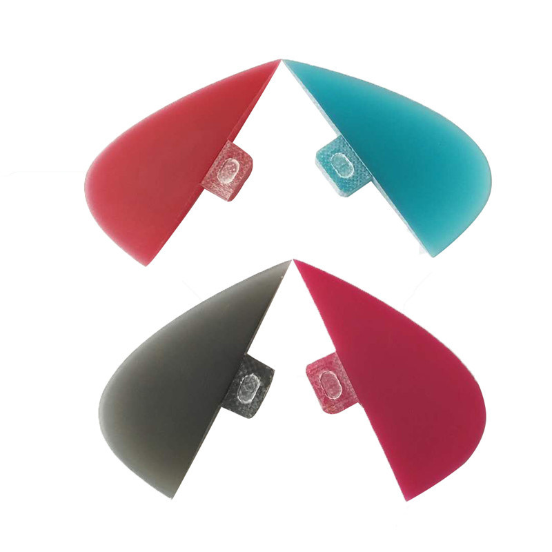 Durable Keel Fins Surfboard Fins Transparent Black Fcs Fins