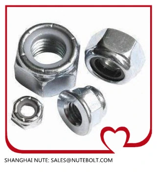 Stainless Steel 304 316 Hex Lock Nuts DIN985 DIN982 ANSI M16