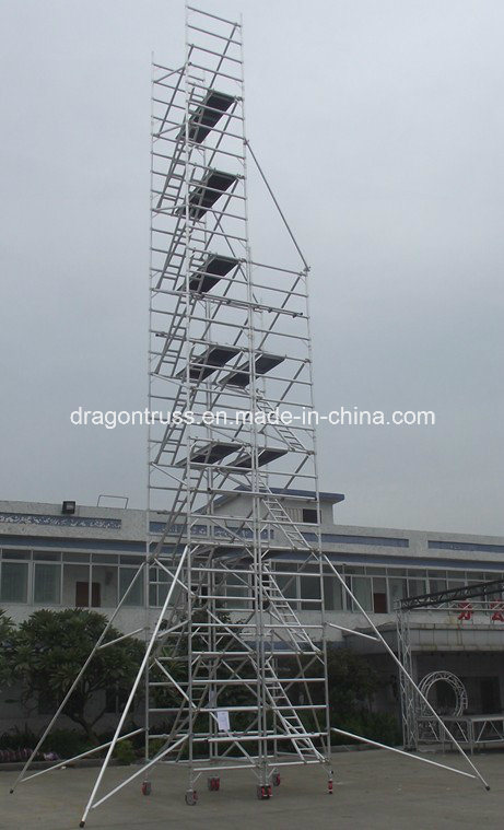 Portable mobile Shore Step-Stair Scaffolding Material, Aluminum Scaffolding for Sale
