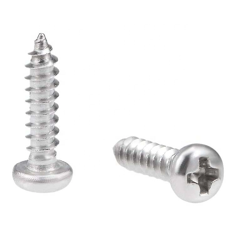 3X12mm Self Tapping Screws Phillips Pan Head Screw 316 Stainless Steel Fasteners Bolts