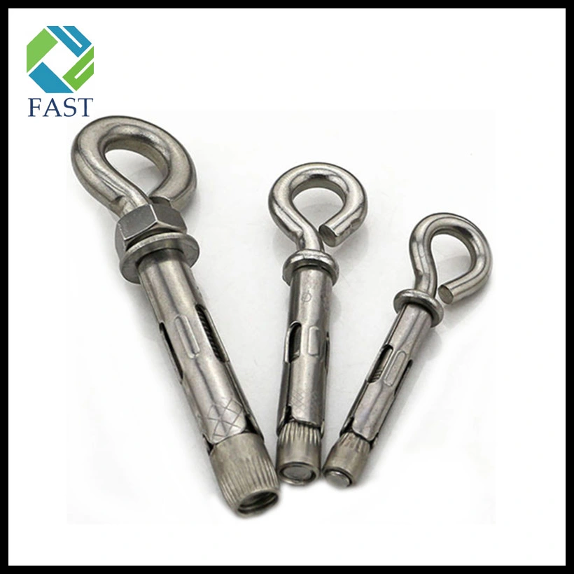 Made in China Stainless Steel/Galvanized Sleeve Anchor Bolt with Eye Bolt