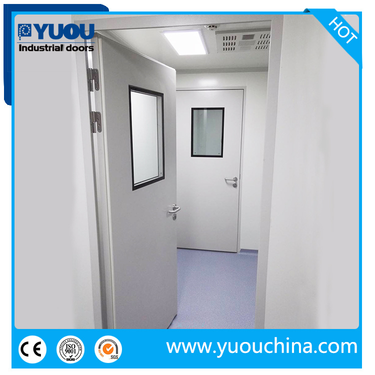 Hygienic Steel/Metal Interior Cleanroom Swing Doors for Laboratory or Hospital