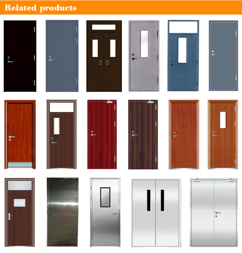Customized Wooden Door Metal Door Single Door Exterior Door