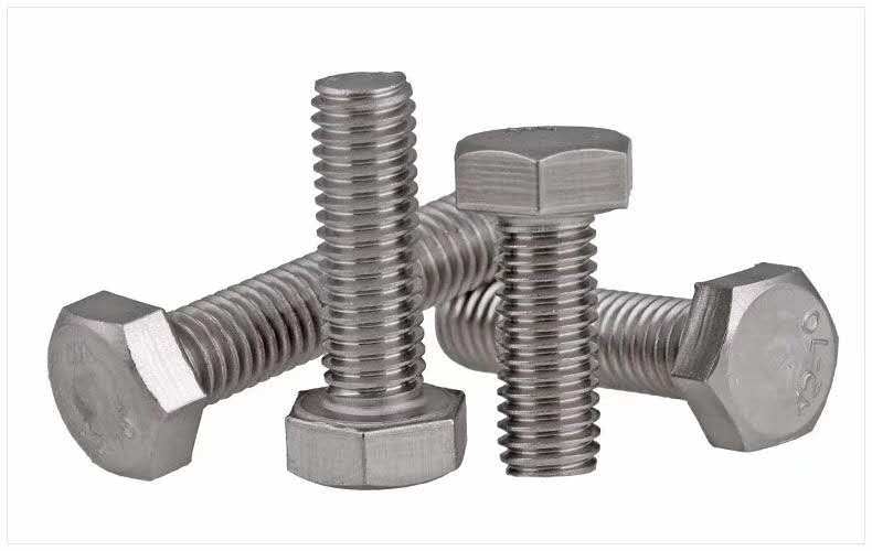 Stainless Steel Hex Bolt and Nut ANSI/ASME B18.2.1 Hex Bolts