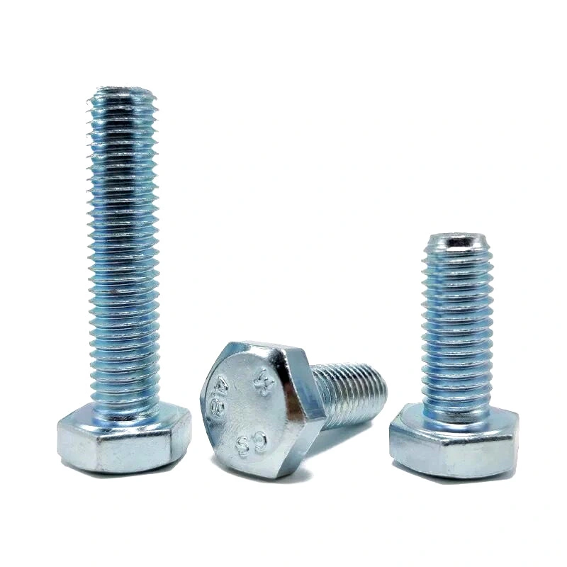 Hex Bolt DIN933 DIN931 Zinc Plated Hex Bolt and Nut