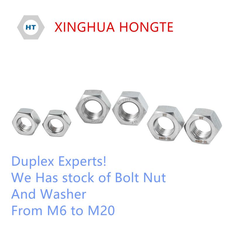 DIN6330 Spherical Long Hex Nut with Grade Duplex2205 S31803 S322056 F51 1.4462