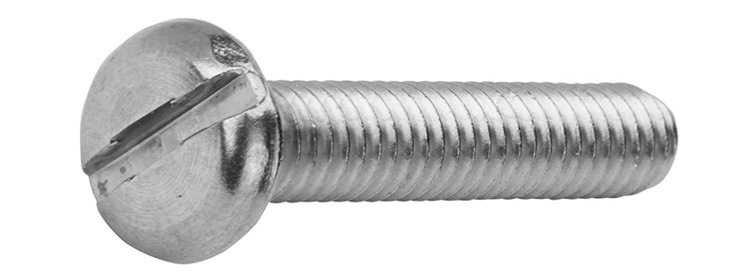 Stainless Steel M8 Slotted Cheese Head Machine Screw