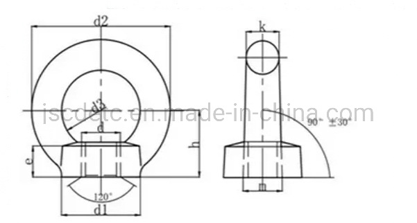 Carbon Steel Lifting Eye Bolt and Nut