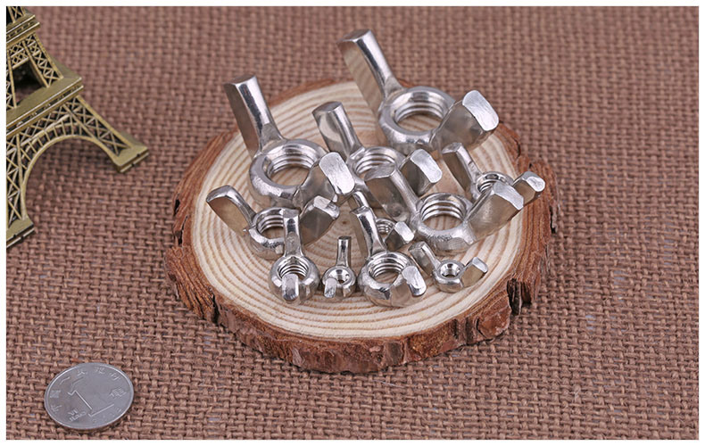 DIN314 Stainless Steel Butterfly Wing Nuts / Thumb Nuts