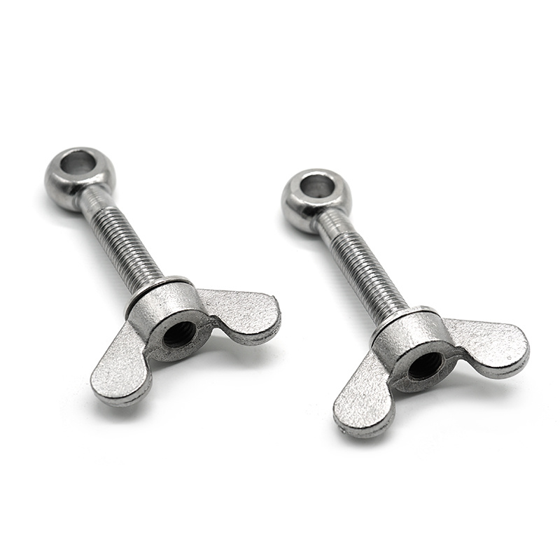 Stainless Steel Eye Bolt Hole Screw Metric Inch Size Fasteners Supplier