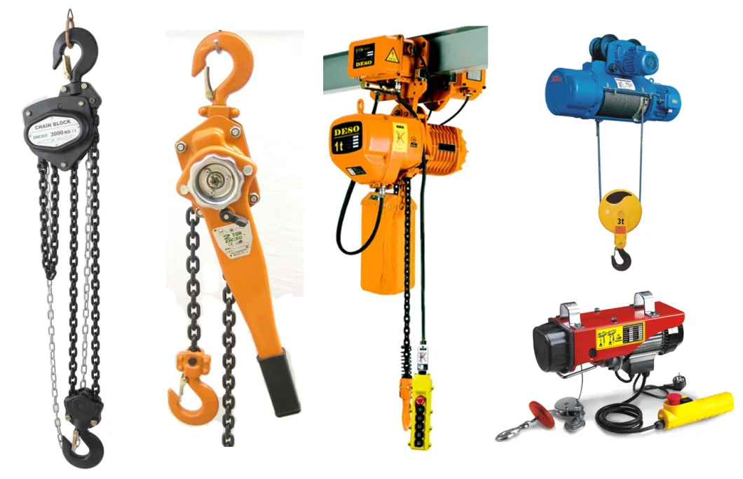 Lifting Equipment Manual Pulling Chain Block / Hoist for Building