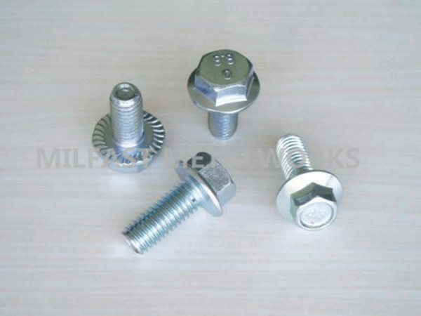 DIN 6921 Flange Bolts with Yellow Zinc Plated