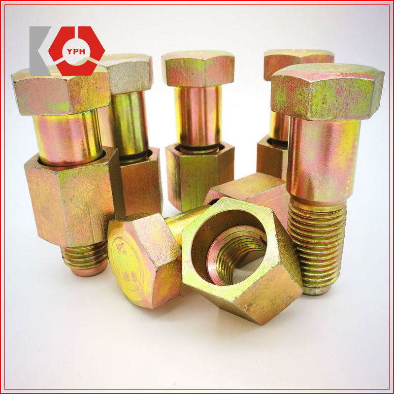 DIN 609/DIN 610 Factory Produced Zinc Plated Hexagon Fitted Bolts