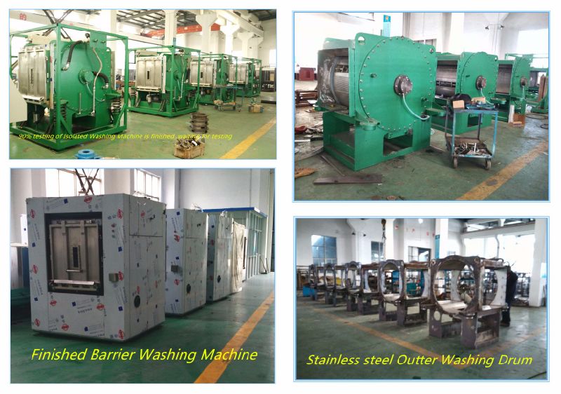 Hospital Washing Machine Barrier Washer/Washer Extractor/Laundry Machine 100kg