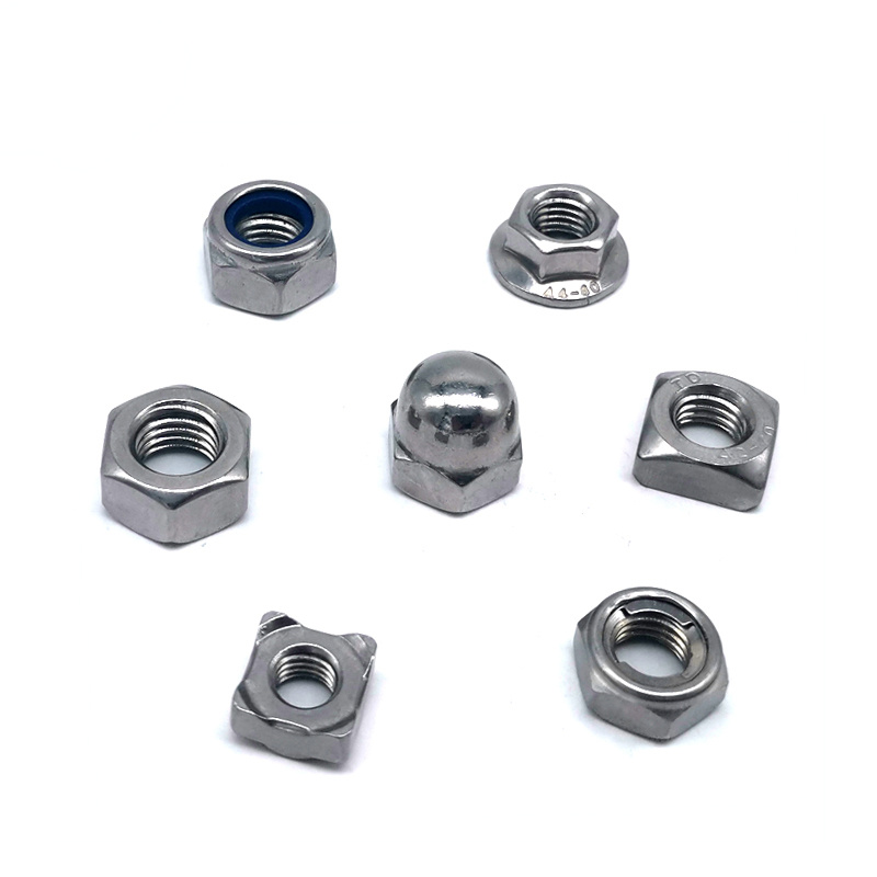 Stainless Steel Small Hexagon Acorn Nuts with Fine Pitch Threaded