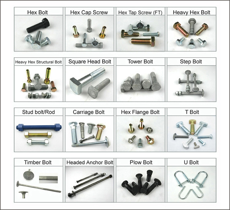 Hex Jam Nuts Inch Nuts K-Lock Nuts 1/2 Hex Flange Nuts