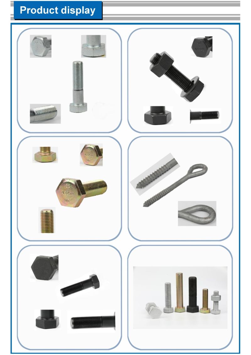 A490m Heavy Hex Structural Bolts/Chinese Supplier