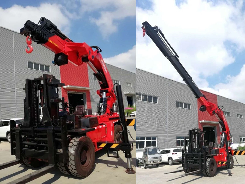 Customizing Forklift Mounted Crane Hydraulic Hoist 4 -10ton Folding Boom (Forklift Fly Jib Crane)