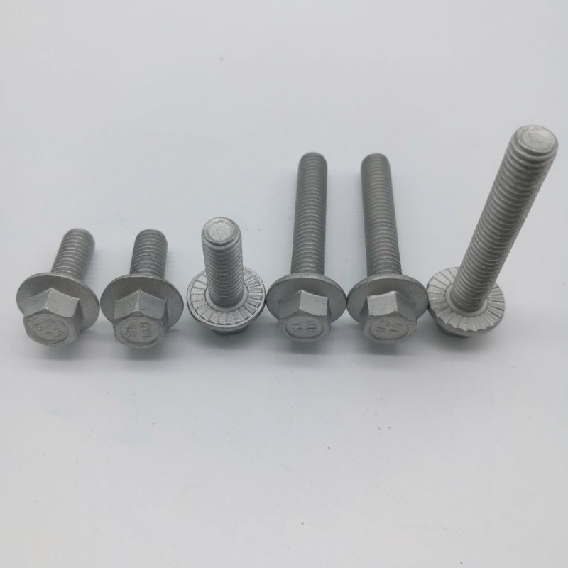 Ppap Level 3 Hex Serrated Flange Head Bolt with Dacromet Finish 8.8/10.9 Grade