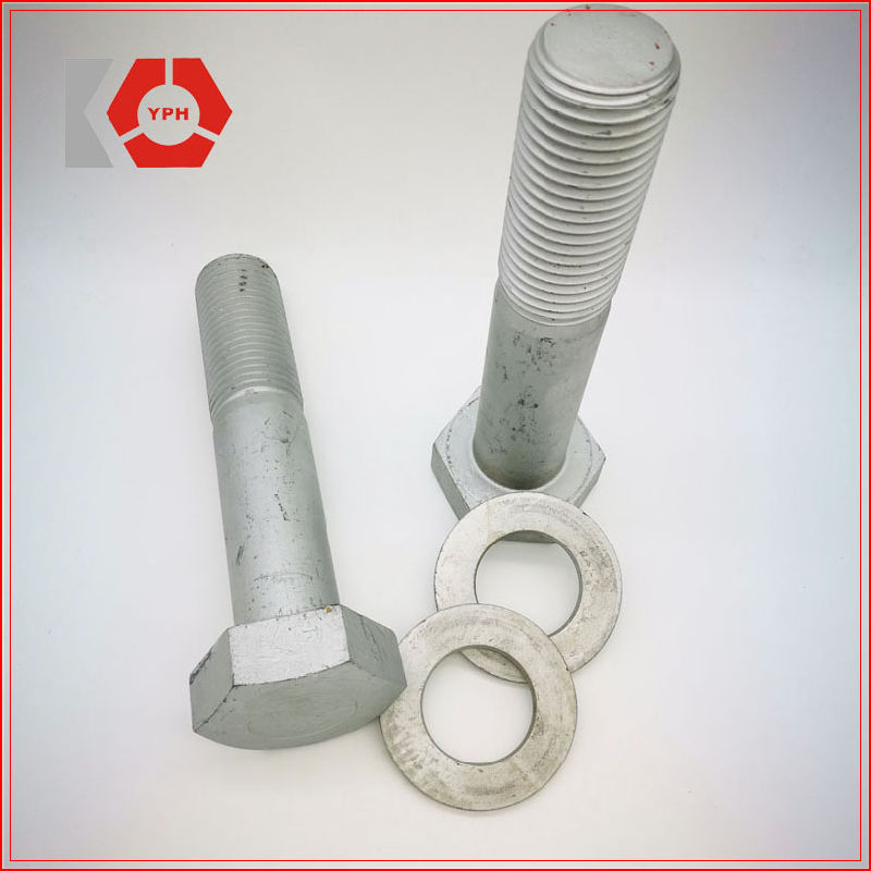 High Quality Hot Glavanized Hexagon Head Bolts with Washer
