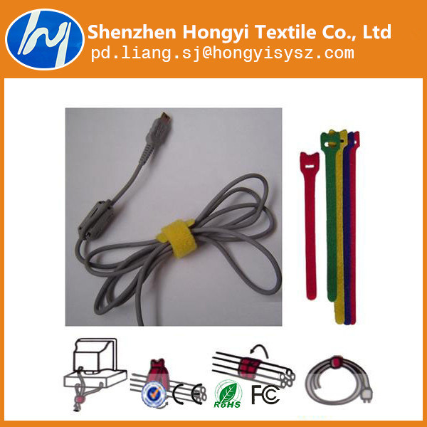 Customized Adjustable Self-Locking Hook & Loop Cable Tie